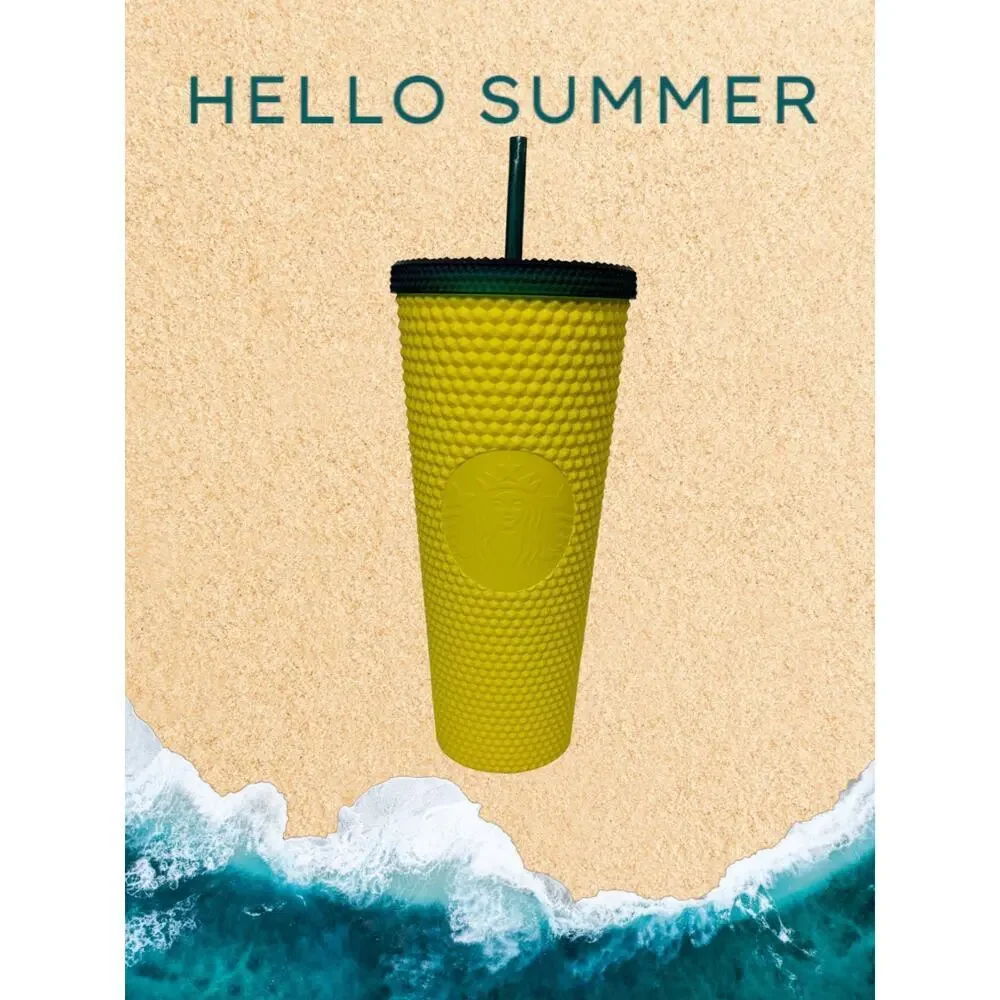 Starbucks Hawaii Exclusive 2020 Pineapple Matte Studded Tumbler Cup 24oz Venti
